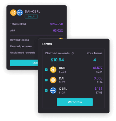 Yield farming