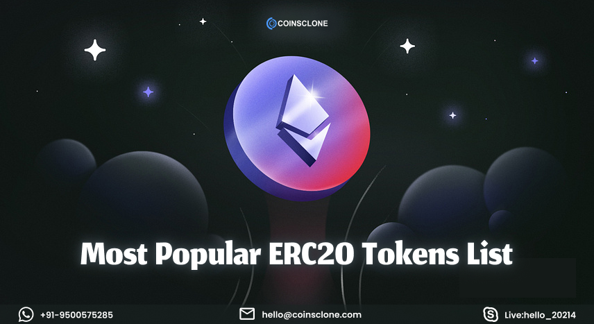 ERC20 Token List