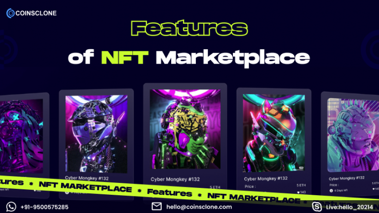 Features of NFT Marketplace