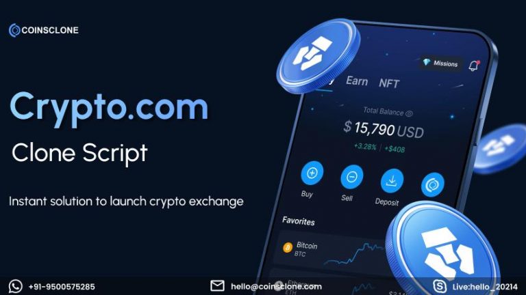 Crypto.com Clone Script - Instant Solution to Launch Crypto Exchange